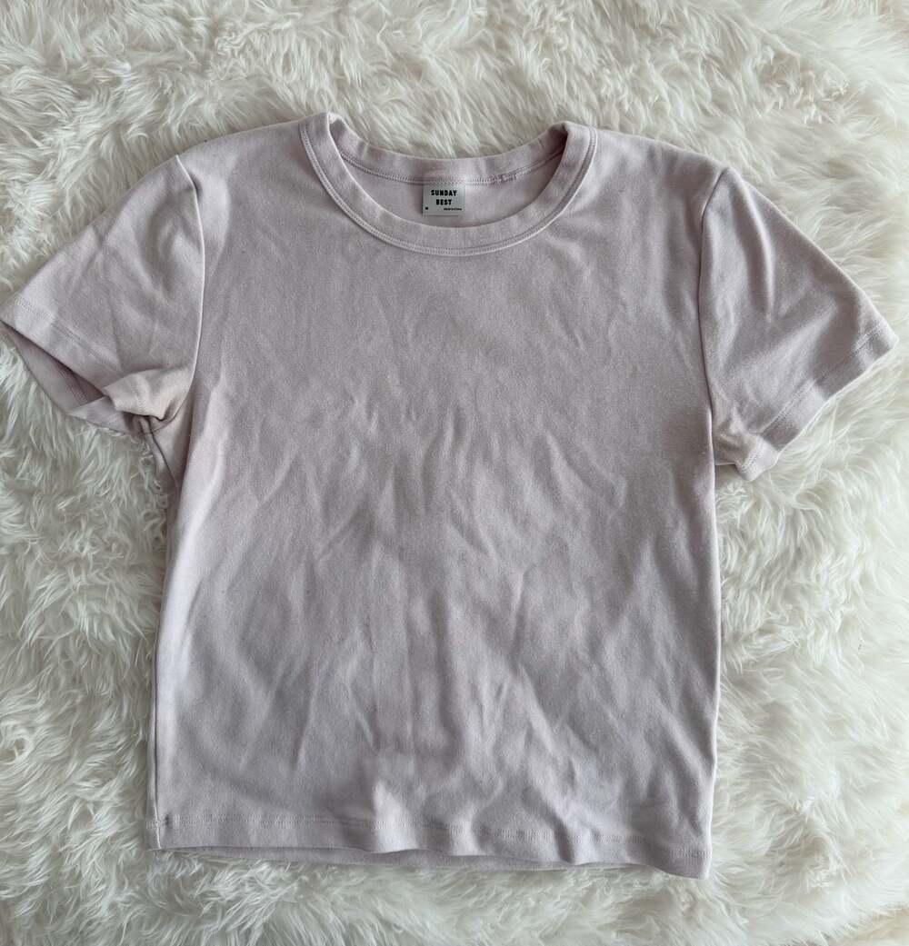 Sunday Best Aritzia T-Shirt Lavender Size M